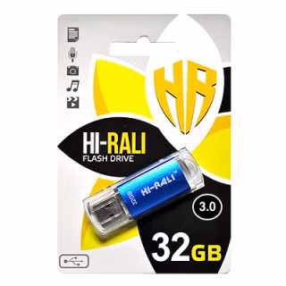USB флеш накопитель Hi-Rali 32GB/ HI-32GBVC (Гарантия 3года)