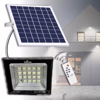 Уличный светильник Cclamp CL-7357 автономный светодиодный прожектор с солнечной панелью и пультом,