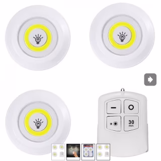 Фонарь для кемпинга BL-1012, LED, пульт, три лампы, два режима яркости, 7477, 4926