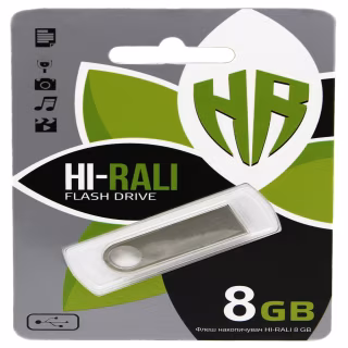 USB флеш накопитель Hi-Rali 8GB/ HI-8GBSH (Гарантия 3года)