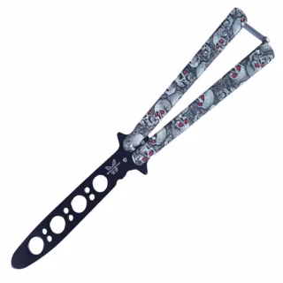 Нож бабочка Тренировочная Skall 2769