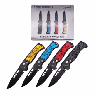 Нож выкидной Stainless КА018 комплект 4 ножа