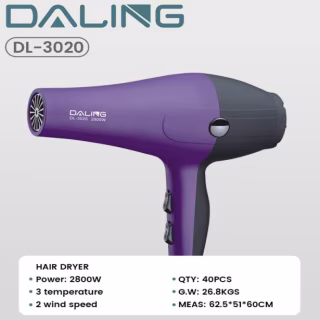 Фен для волос DALING DL-3020, 2800W