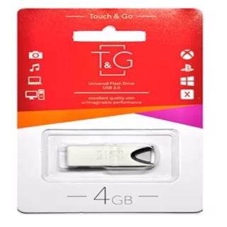 USB флеш накопичувач T&G метал серія 4GB/ TG117 (Гарантія 3 роки)