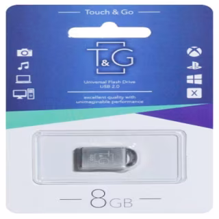 USB флеш накопичувач T&G метал серія 8GB/ TG107 (Гарантія 3 роки)