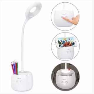 Настольная LED лампа аккумуляторная /ночник / ячейка для ручек/ TGX-772