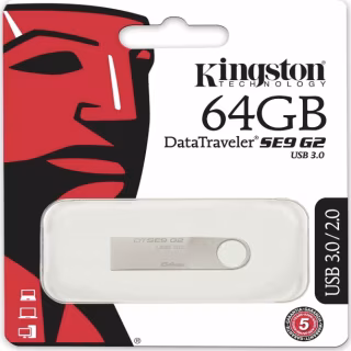 USB флеш накопитель Kingston SE9 64Gb (DTSE9H) (Гарантия 3года)