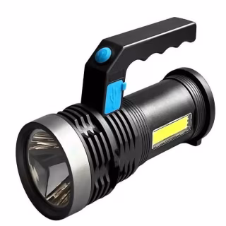 Ручной фонарь BL-8205, встроенный аккум, USB, индикатор зарядки