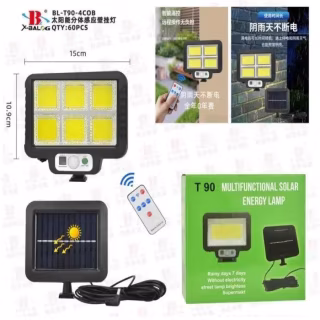 Прожектор светодиодный аккумуляторный с солн. панелю BL-T90-6COB