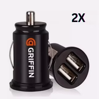 Автомобільний зарядний пристрій USB x 2 GRIFFIN 2 USB, 2.1A