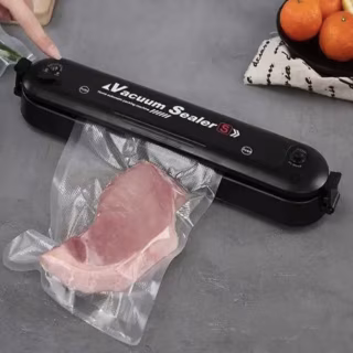 Машинка для вакуумации и запайки пакетов ВАКУУМАТОР ECG Keep Freshness 8226, чорний / 8226