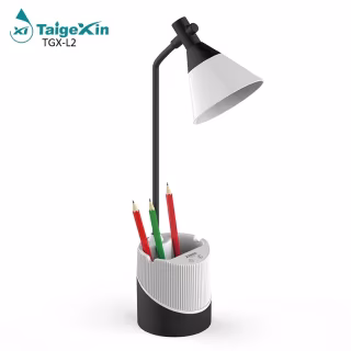 Настольная LED лампа аккумуляторная TAIGEXIN TGX-L2, ночник, ячейка для ручек