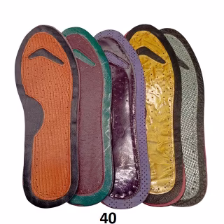 Стельки кожанные РАСПРОДАЖА !!  размер 40 (разные цвета)