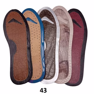 Стельки кожанные РАСПРОДАЖА !!  размер 43 (разные цвета)