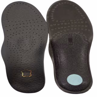 #16 Стельки кожаные ортопедические супинаторы в туфли №16 чёрные / разм.40