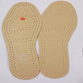 #18-1 Стельки кожаные в туфли №18-1 бежевые /разм.47