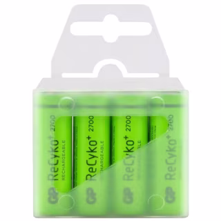 Аккумулятор GP ReCyko2700 /R6 AA /Ni-MH 2600mAh 1.2V 1 шт. (в упаковке 4шт), кейс