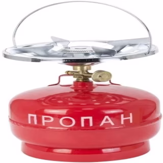 Газовий комплект Кемпінг плита (пальник) + газовий балон 5л