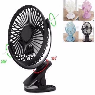 Вентилятор настольный USB SS-13 / Mini Fan XH-09/ аккум. на прищепке(WX6507)