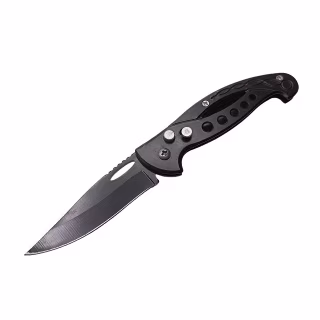 Нож выкидной Чёрный, 17.5см