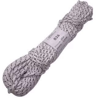 Шнур плетёный с наполнителем B26, 5мм, 20метров, полипропиленовый