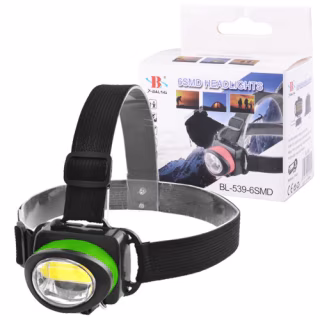 Налобный фонарь Bailong BL-539, COB, 3xAAA