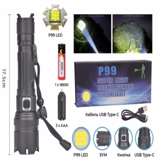 Ручной фонарь Rablex RB268, type-c, XH P99