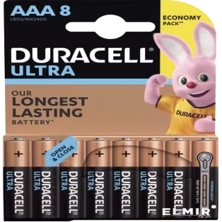 Батарейка Duracell Ultra LR3/ AAA  цена за 1шт  (блистер - 8шт.)