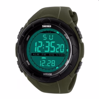 Годинники наручні SKMEI 1025AG, ARMY GREEN, 6032