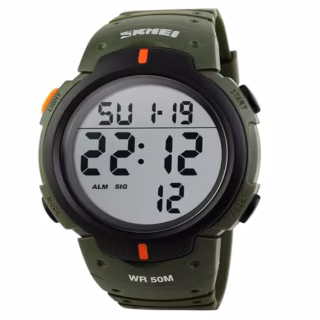 Годинники наручні SKMEI 1068AG, ARMY GREEN, 9289