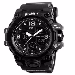 Часы наручные SKMEI 1155BBK, BLACK, 6025