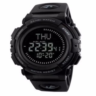 Часы наручные SKMEI 1290BK, BLACK, Compass, 9743