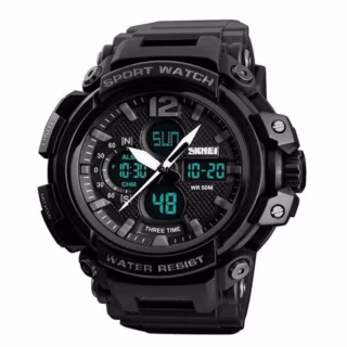 Часы наручные SKMEI 1343BK, BLACK, 9745