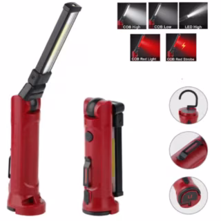 Фонарь для кемпинга WORKLIGHT-71-XPE+COB, Белый, Красный, Li-Ion, поворот180º+180º