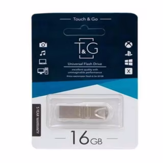 USB флеш накопичувач T&G 16GB/ TG117BK-16GBBK (Гарантія 3 роки)