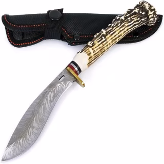 Нож охотничий Damascus 144