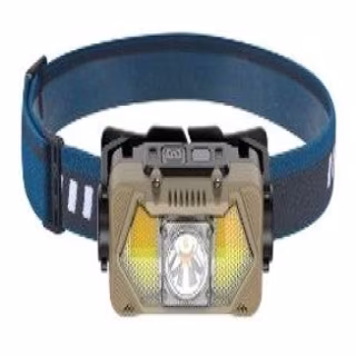 Налобный фонарь Rablex RB954, жёлтый+белый+красный, T6+4хCOB, Sensor, аккум, Type-C