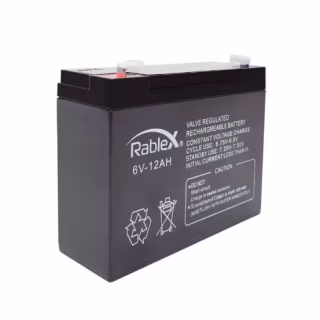 Акумуляторна батарея Rablex 6V 12Ah (RB6012), свинцево-кислотна (SLA)