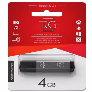 USB флеш накопичувач T&G метал серія 4GB/ TG121-4G (Гарантія 3 роки)