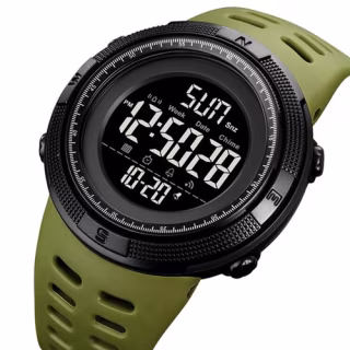 Часы наручные SKMEI 2070AGWT, ARMY GREEN-BLACK, 9304