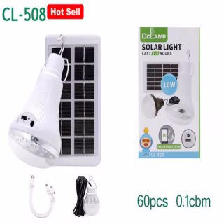 Фонарь для кемпинга Cclamp CL-508, аккумулятор, солнечная панель