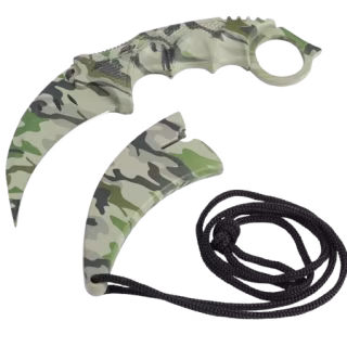 Нож Керамбит камуфляж 4851 / 19см / 8см