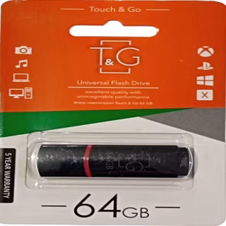 USB флеш накопичувач T&G 64GB/ TG011-64GBBL (Гарантія 3 роки)