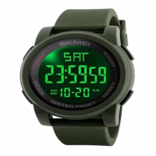 Часы наручные SKMEI 1257AG, ARMY GREEN