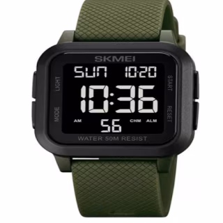 Часы наручные SKMEI 1894AGBK, ARMY GREEN/BLACK