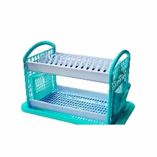 Сушарка для посуду Консенсус 2 яруси біла (000026142)