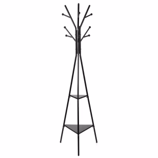 Вешалка напольная Аклас Туя VKY-6031B 182x50 (Черный) (00164112)