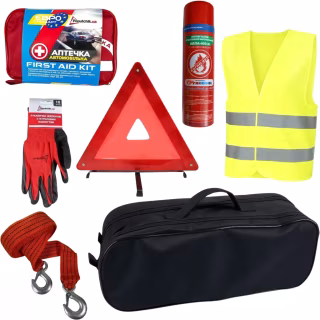 Набор техпомощи Poputchik Євростандарт з ВВПА чорний (01-225-IS)