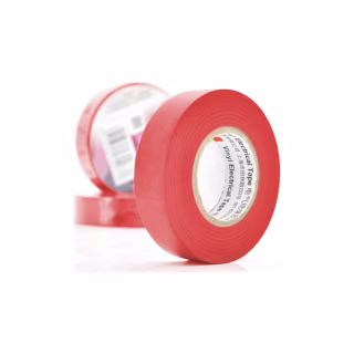 Изоляционная лента 3M 0.15мм x 18мм x 20м Red, от -10°С до +80°С (0,15мм*18мм*20м_R)
