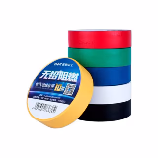 Изоляционная лента CHINT 0.16мм*18мм*20м Green, 600v, temp -5°С/+ 80°С, 10 шт. (0,16мм*18мм*20м-G)